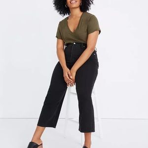 Madewell Slim Wide-Leg Jeans in Lunar Wash